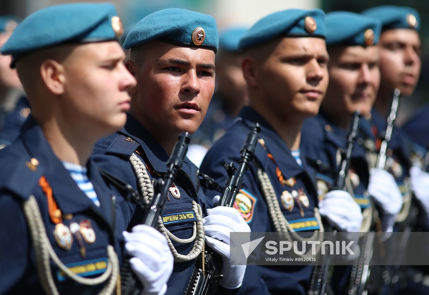 Military parade marking 80th anniversary of Victory in Great Patriotic War in Hero City Novorossiysk