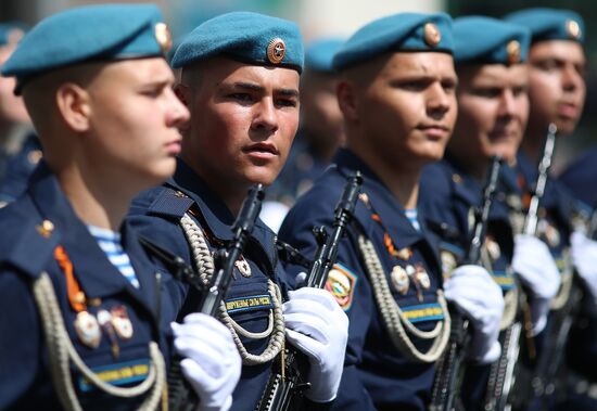 Military parade marking 80th anniversary of Victory in Great Patriotic War in Hero City Novorossiysk