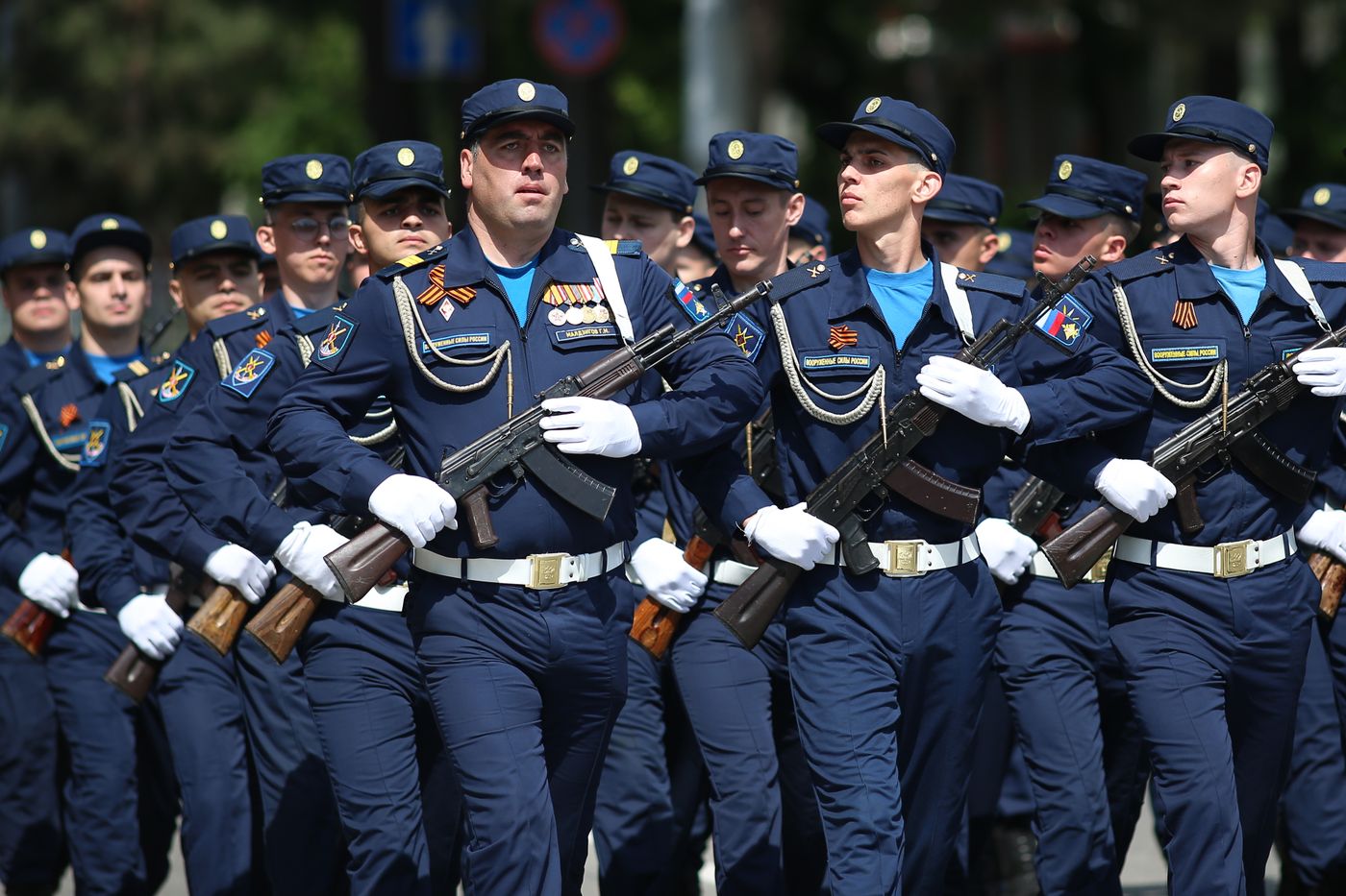 Military parade marking 80th anniversary of Victory in Great Patriotic War in Hero City Novorossiysk