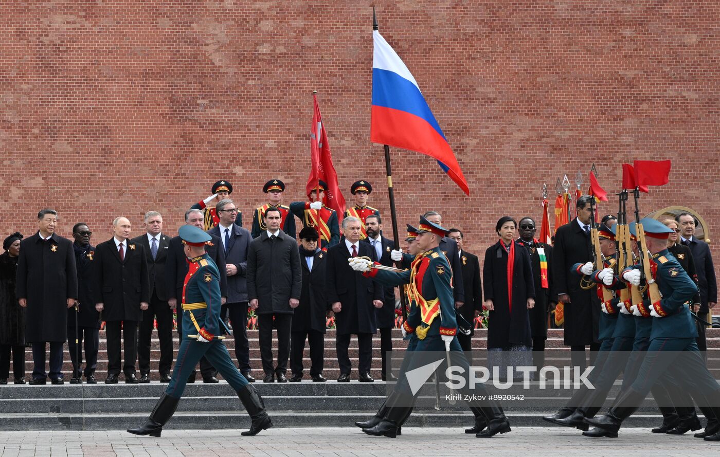 Wreath-laying ceremony at the Tomb of the Unknown Soldier