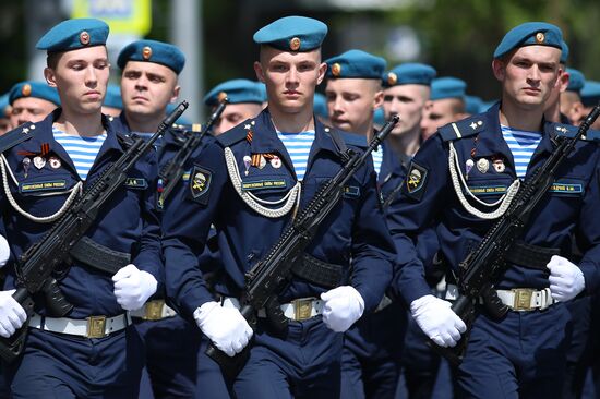 Military parade marking 80th anniversary of Victory in Great Patriotic War in Hero City Novorossiysk