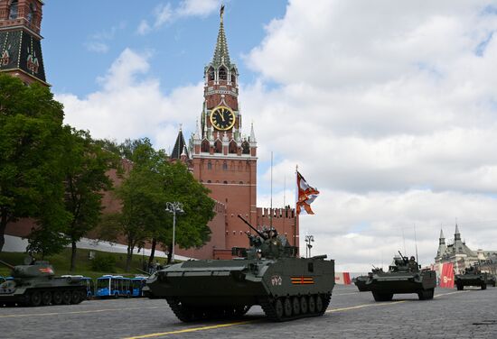 Military parade marking 80th anniversary of Victory in Great Patriotic War in Moscow