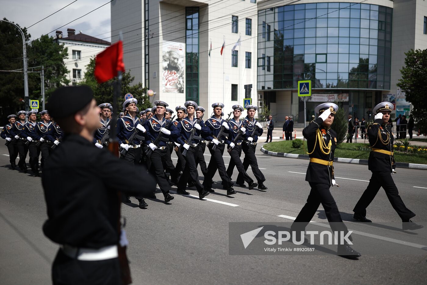 Military parade marking 80th anniversary of Victory in Great Patriotic War in Hero City Novorossiysk