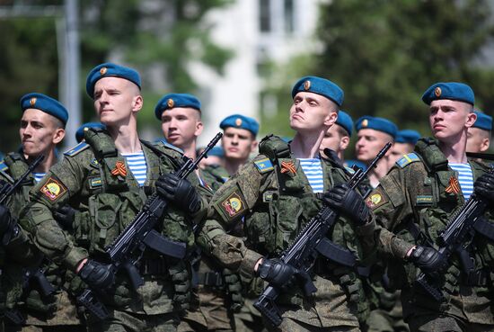 Military parade marking 80th anniversary of Victory in Great Patriotic War in Hero City Novorossiysk