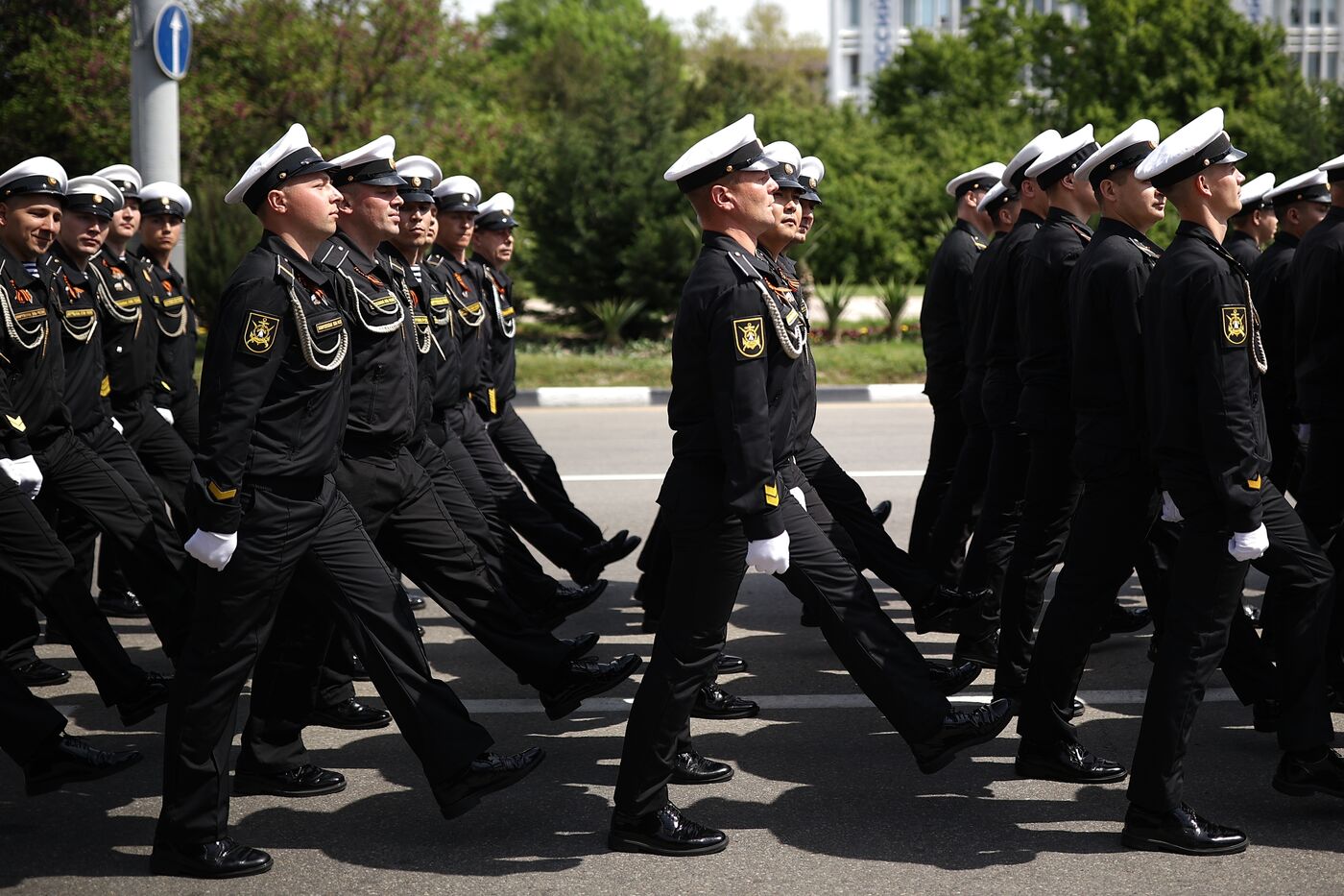 Military parade marking 80th anniversary of Victory in Great Patriotic War in Hero City Novorossiysk
