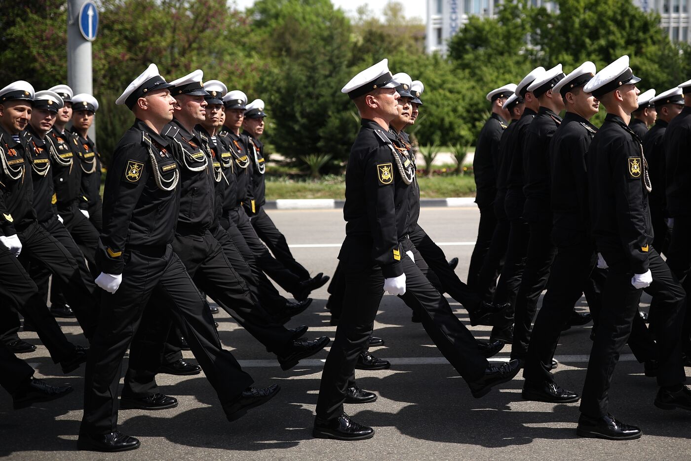 Military parade marking 80th anniversary of Victory in Great Patriotic War in Hero City Novorossiysk