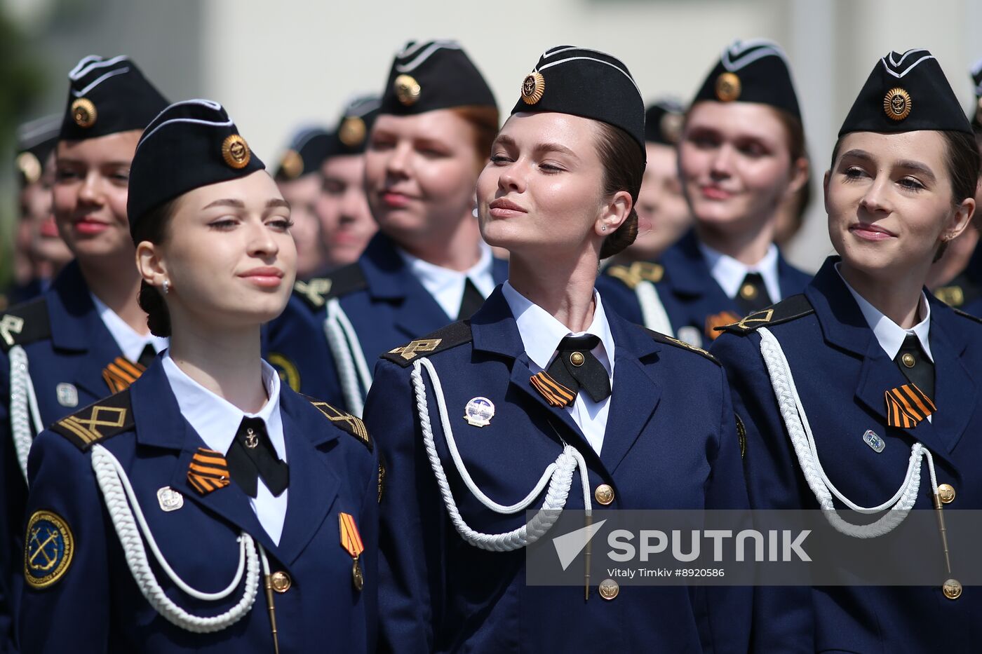 Military parade marking 80th anniversary of Victory in Great Patriotic War in Hero City Novorossiysk