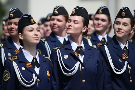 Military parade marking 80th anniversary of Victory in Great Patriotic War in Hero City Novorossiysk