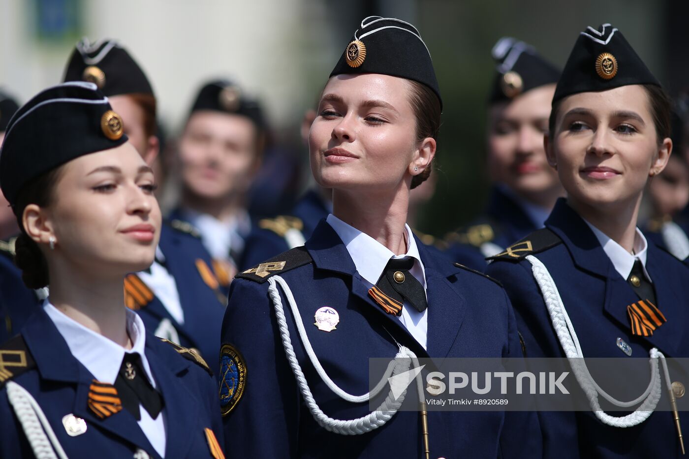 Military parade marking 80th anniversary of Victory in Great Patriotic War in Hero City Novorossiysk