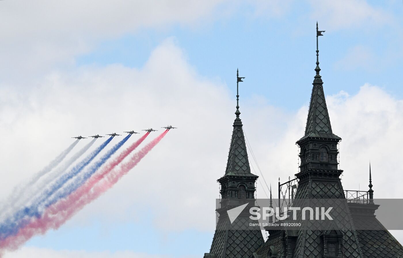 Military parade marking 80th anniversary of Victory in Great Patriotic War in Moscow