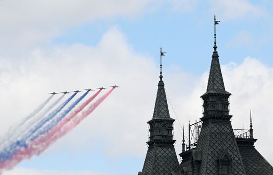 Military parade marking 80th anniversary of Victory in Great Patriotic War in Moscow