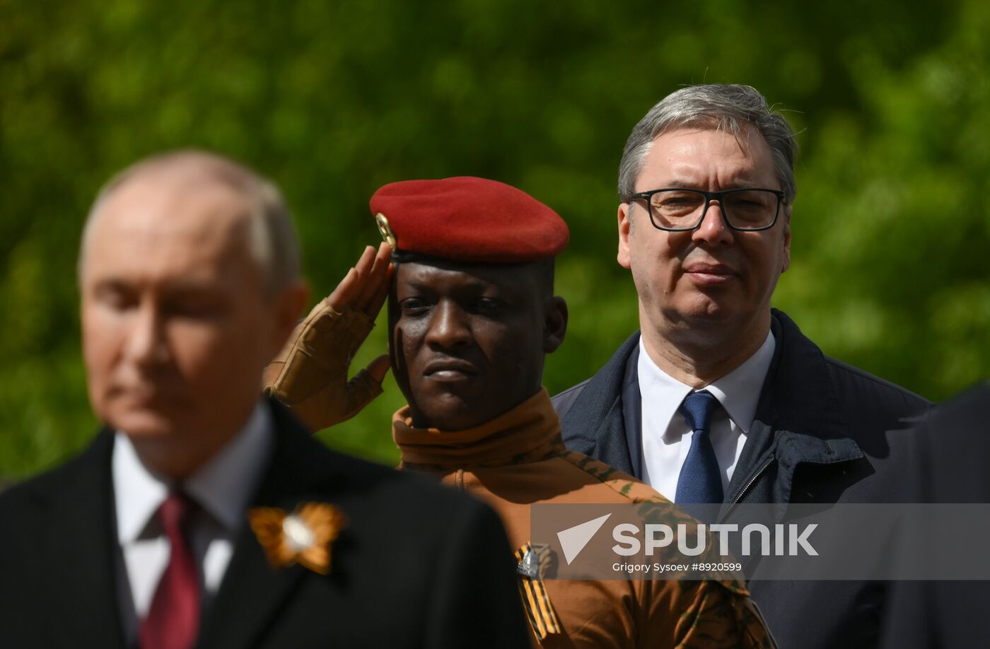 Wreath-laying ceremony at the Tomb of the Unknown Soldier