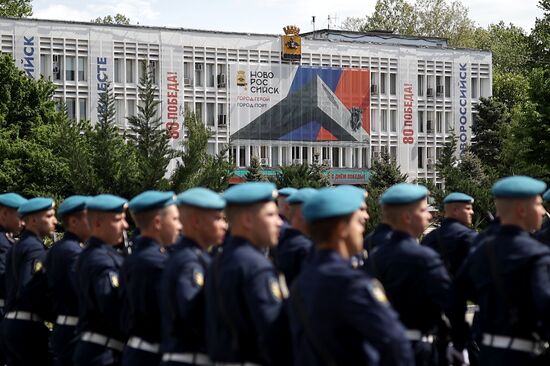 Military parade marking 80th anniversary of Victory in Great Patriotic War in Hero City Novorossiysk