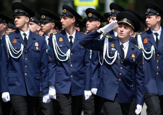 Military parade marking 80th anniversary of Victory in Great Patriotic War in Hero City Novorossiysk