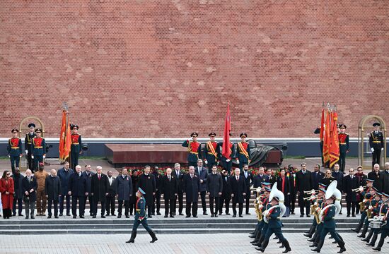 Wreath-laying ceremony at the Tomb of the Unknown Soldier