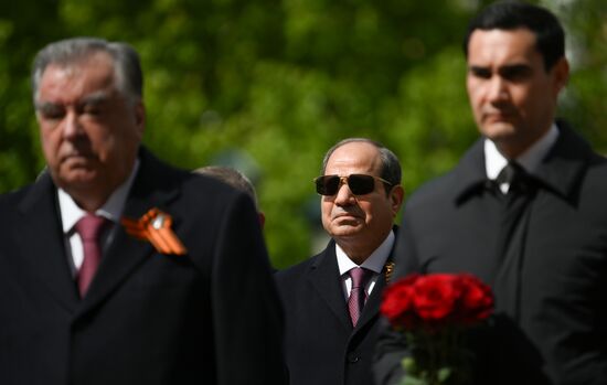 Wreath-laying ceremony at the Tomb of the Unknown Soldier