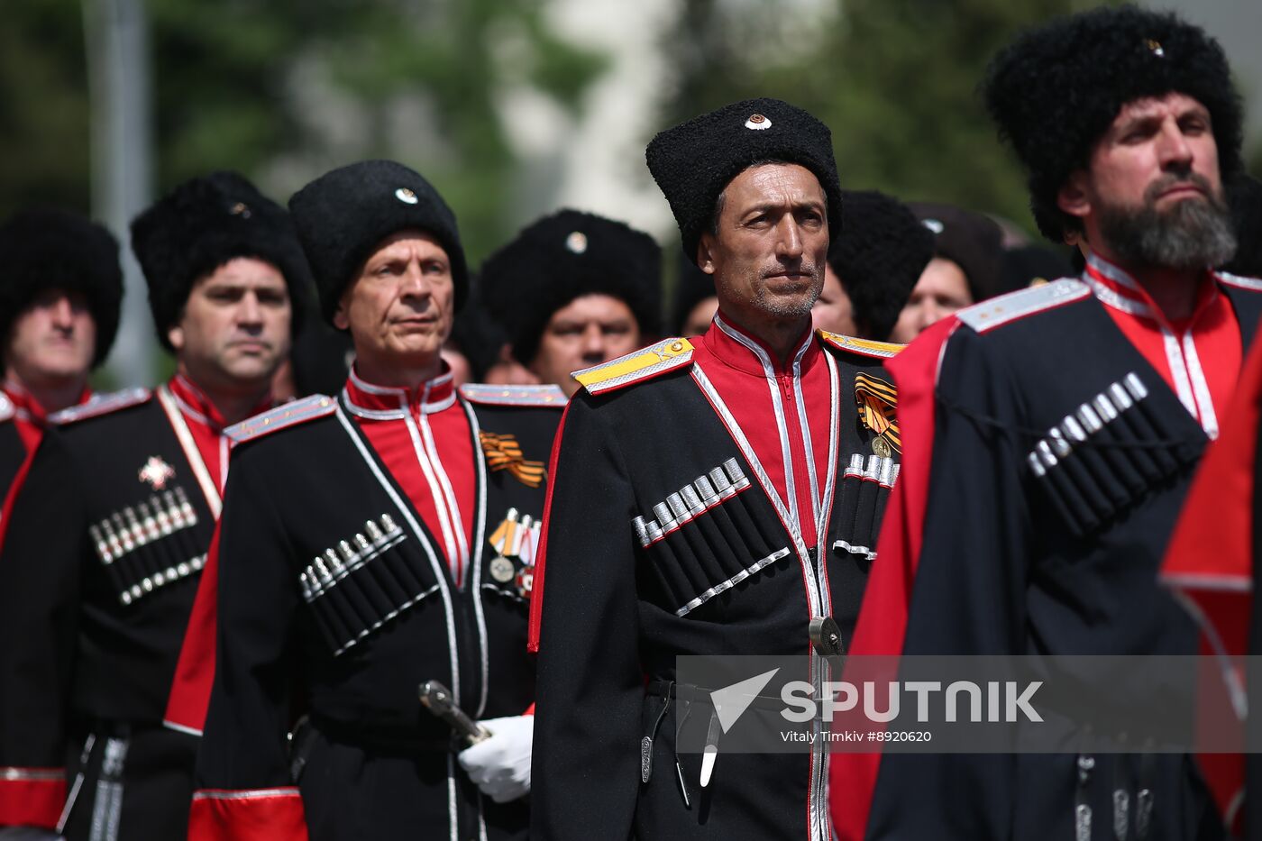 Military parade marking 80th anniversary of Victory in Great Patriotic War in Hero City Novorossiysk