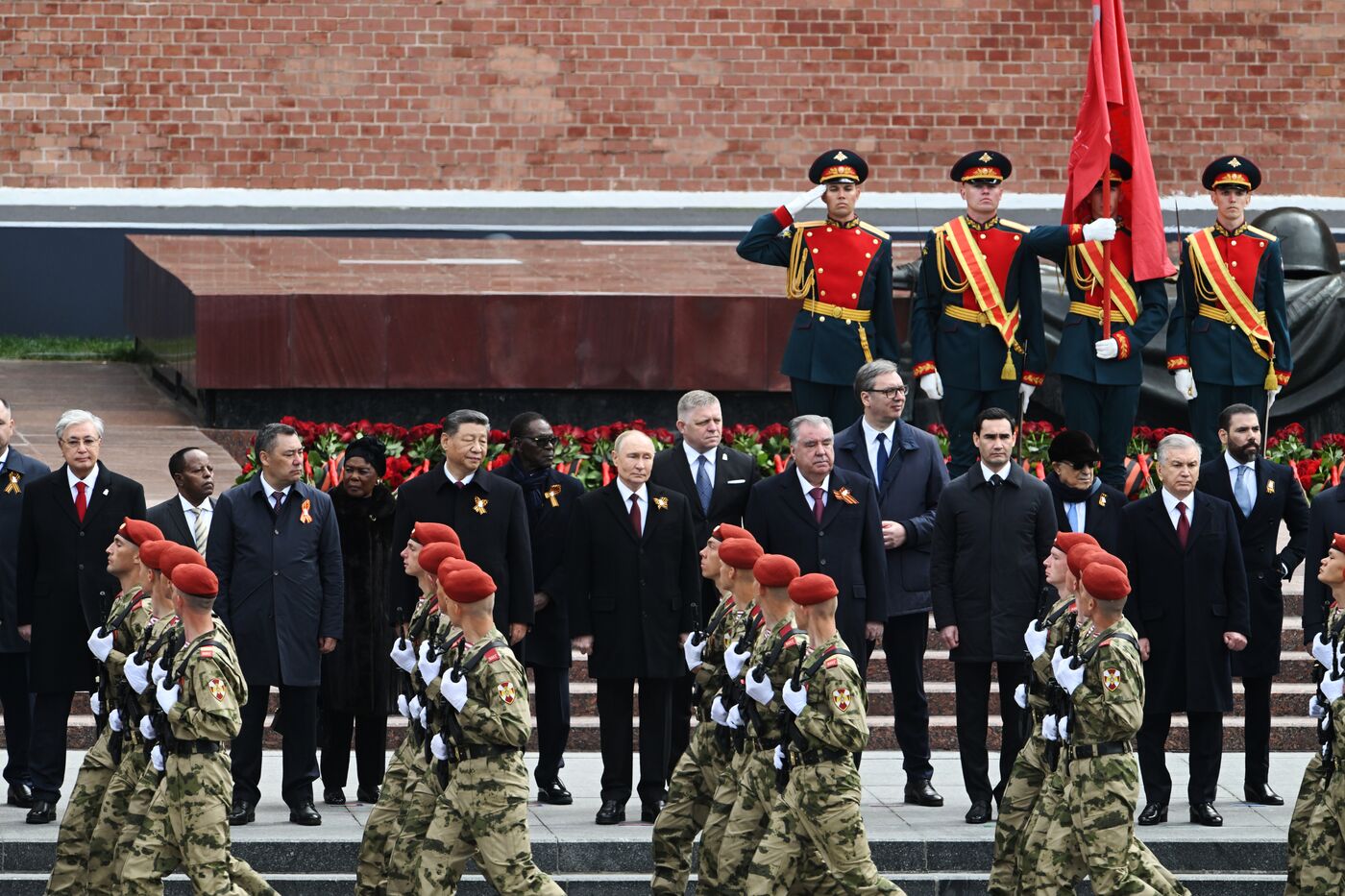Wreath-laying ceremony at the Tomb of the Unknown Soldier