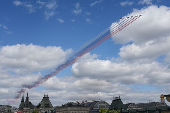 Military parade marking 80th anniversary of Victory in Great Patriotic War in Moscow