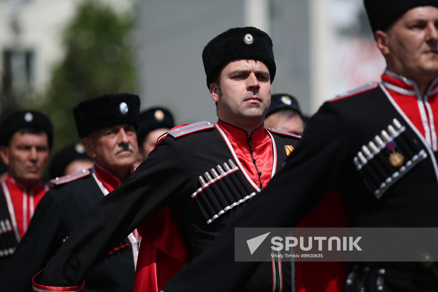 Military parade marking 80th anniversary of Victory in Great Patriotic War in Hero City Novorossiysk