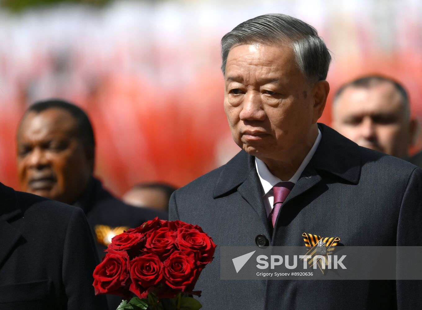 Wreath-laying ceremony at the Tomb of the Unknown Soldier