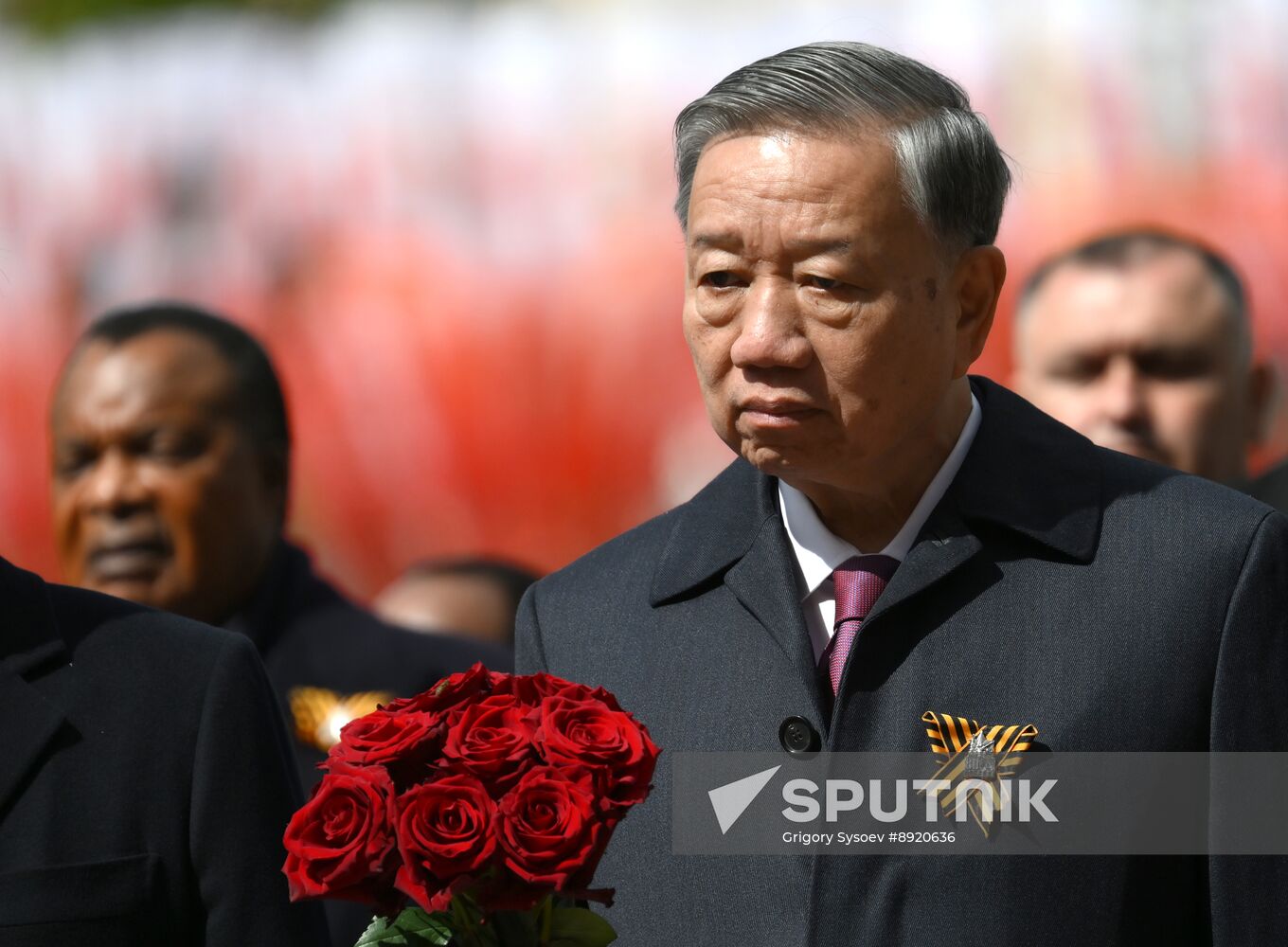Wreath-laying ceremony at the Tomb of the Unknown Soldier