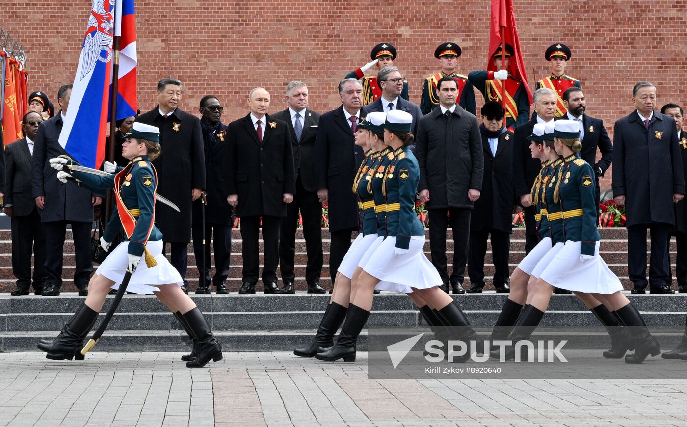Wreath-laying ceremony at the Tomb of the Unknown Soldier