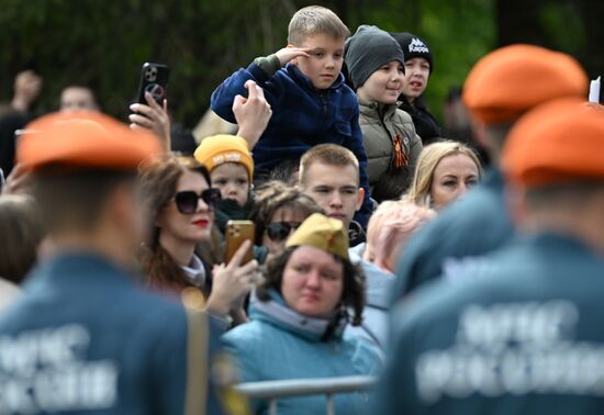 Military parade marking 80th anniversary of Victory in Great Patriotic War in Hero City Smolensk