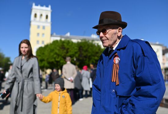 Military parade marking 80th anniversary of Victory in Great Patriotic War in Hero City Smolensk
