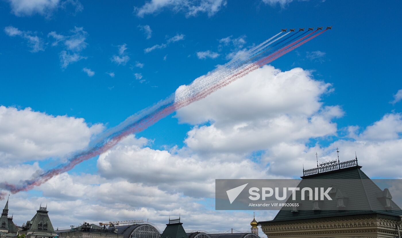 Military parade marking 80th anniversary of Victory in Great Patriotic War in Moscow