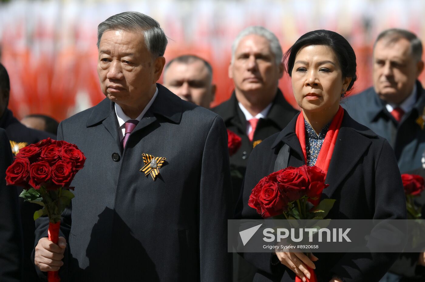 Wreath-laying ceremony at the Tomb of the Unknown Soldier