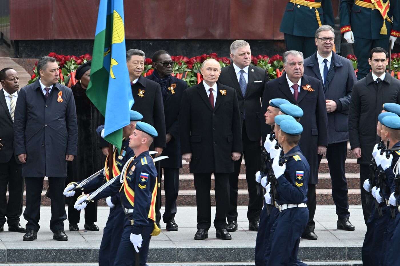 Wreath-laying ceremony at the Tomb of the Unknown Soldier