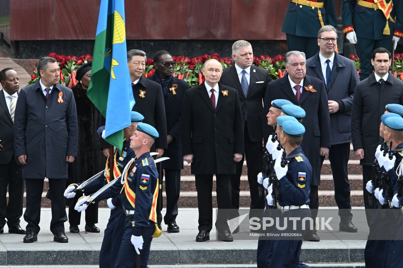 Wreath-laying ceremony at the Tomb of the Unknown Soldier