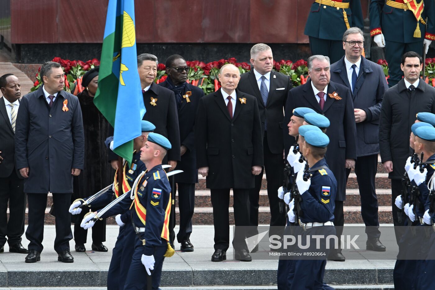 Wreath-laying ceremony at the Tomb of the Unknown Soldier