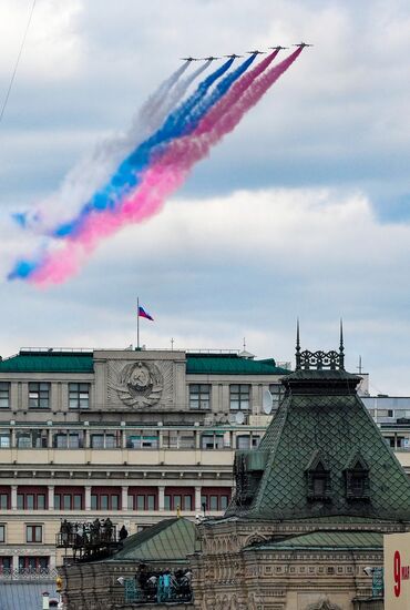 Military parade marking 80th anniversary of Victory in Great Patriotic War in Moscow