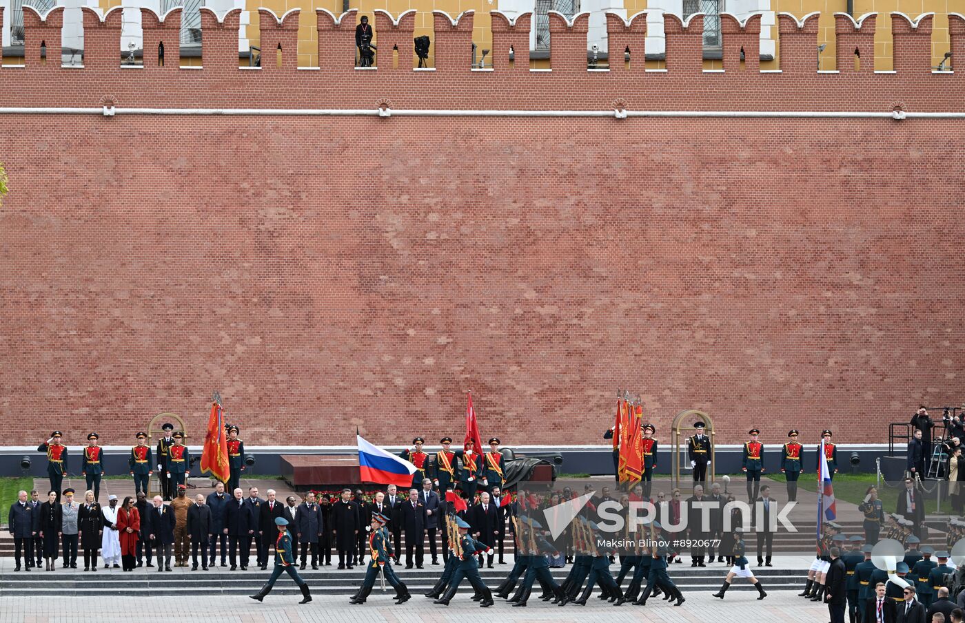 Wreath-laying ceremony at the Tomb of the Unknown Soldier