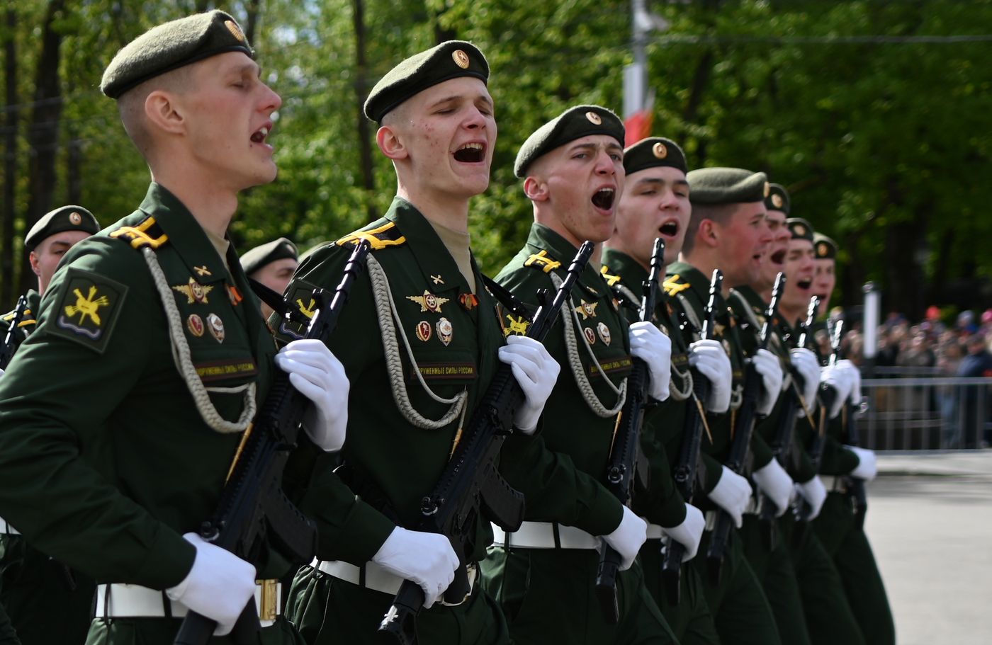 Military parade marking 80th anniversary of Victory in Great Patriotic War in Hero City Smolensk