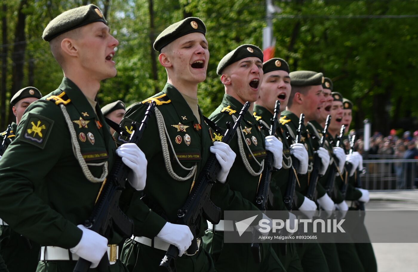 Military parade marking 80th anniversary of Victory in Great Patriotic War in Hero City Smolensk