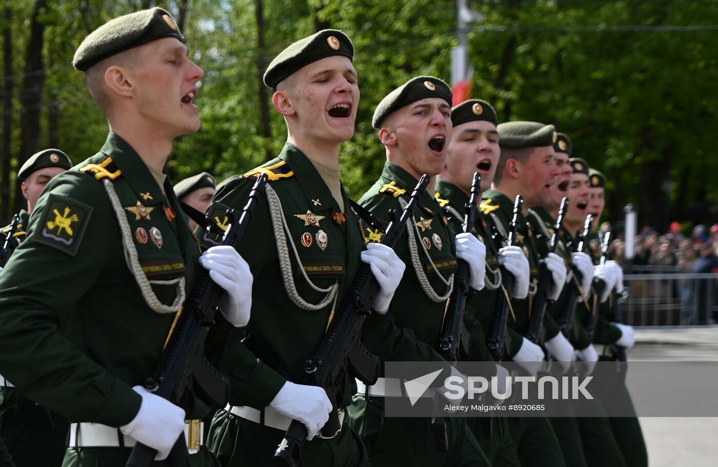 Military parade marking 80th anniversary of Victory in Great Patriotic War in Hero City Smolensk