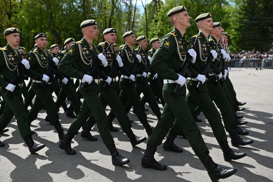 Military parade marking 80th anniversary of Victory in Great Patriotic War in Hero City Smolensk