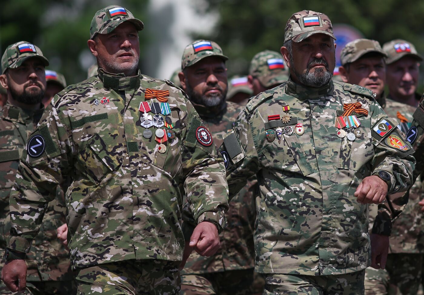 Military parade marking 80th anniversary of Victory in Great Patriotic War in Hero City Novorossiysk