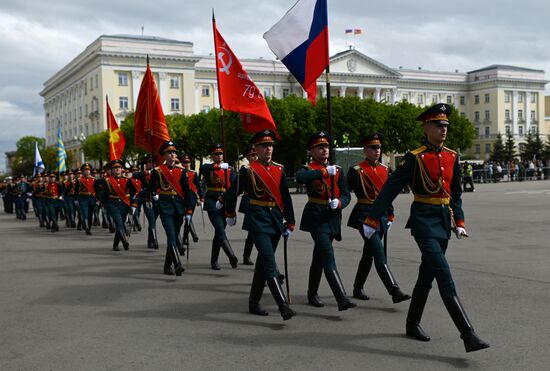 Military parade marking 80th anniversary of Victory in Great Patriotic War in Hero City Smolensk