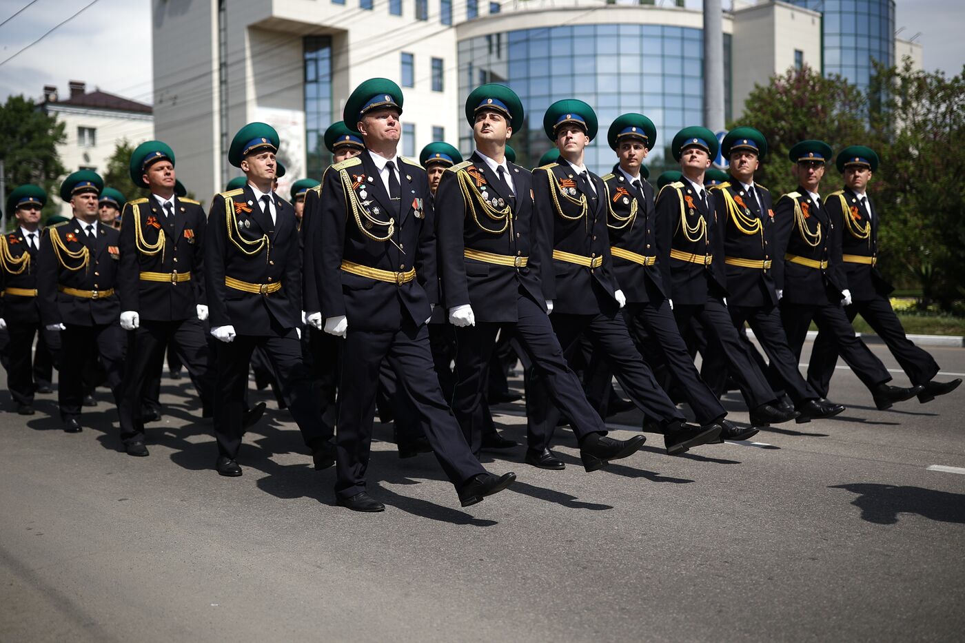Military parade marking 80th anniversary of Victory in Great Patriotic War in Hero City Novorossiysk