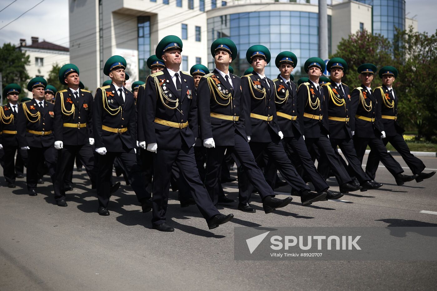 Military parade marking 80th anniversary of Victory in Great Patriotic War in Hero City Novorossiysk