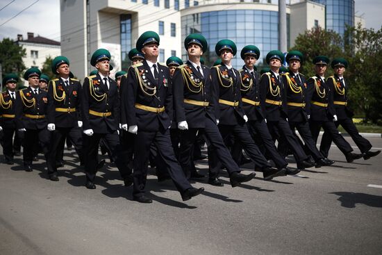 Military parade marking 80th anniversary of Victory in Great Patriotic War in Hero City Novorossiysk