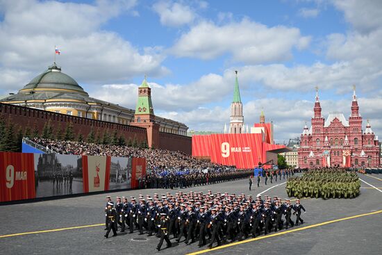 Military parade marking 80th anniversary of Victory in Great Patriotic War in Moscow