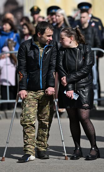 Military parade marking 80th anniversary of Victory in Great Patriotic War in Hero City Smolensk