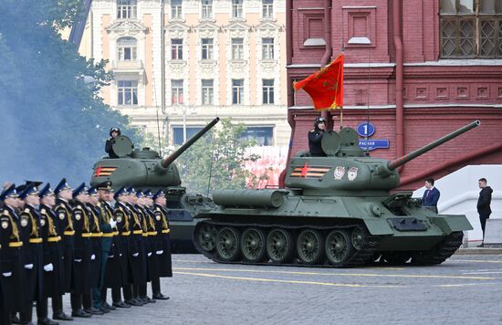 Military parade marking 80th anniversary of Victory in Great Patriotic War in Moscow