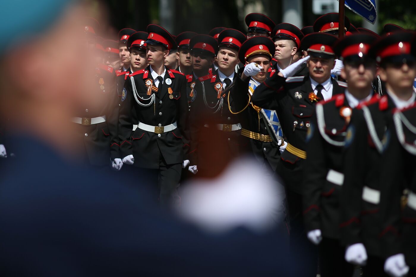 Military parade marking 80th anniversary of Victory in Great Patriotic War in Hero City Novorossiysk