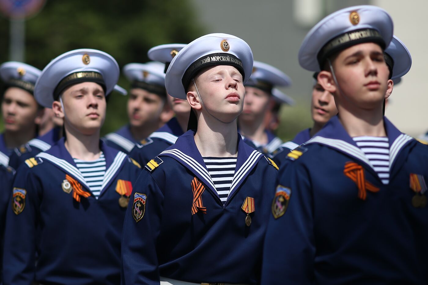 Military parade marking 80th anniversary of Victory in Great Patriotic War in Hero City Novorossiysk